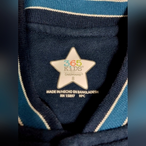 Dinosaur Varsity Style Button Up Sweater Size 8 - Picture 5 of 7